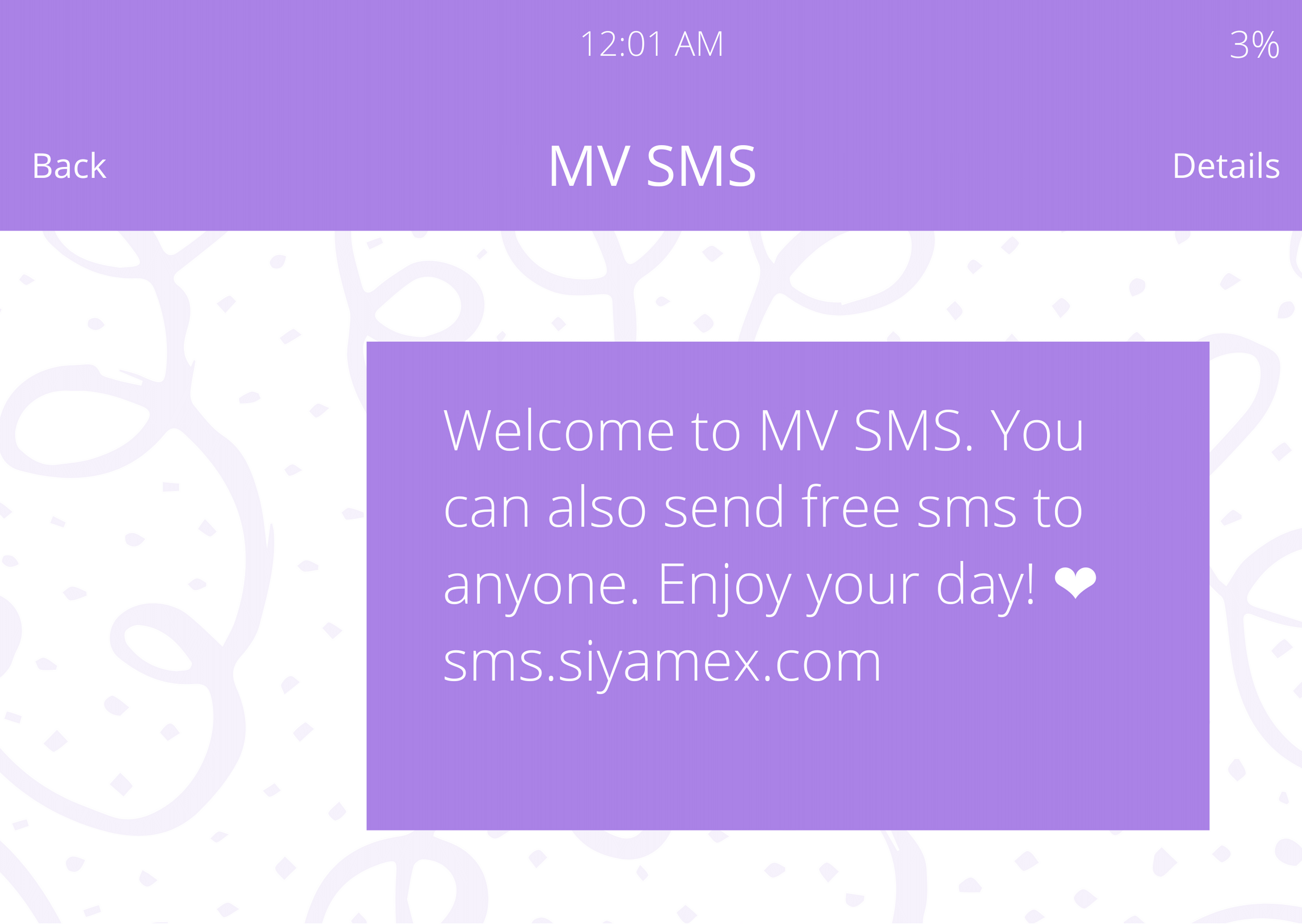 mv sms siyamex